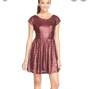 Nordstrom sequin teen dress